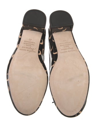 Marine Serre x Repetto Patent Leather Printed Pumps