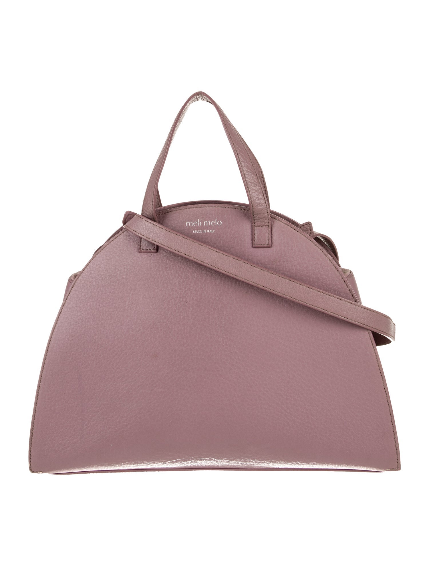 Meli Melo Leather Top Handle Bag