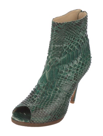 Alexandre Birman Python Animal Print Boots