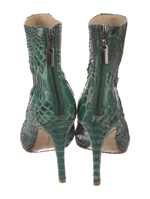 Alexandre Birman Python Animal Print Boots