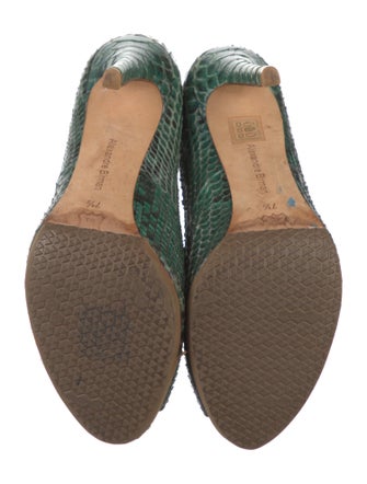 Alexandre Birman Python Animal Print Boots