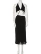 Misha Halterneck Midi Length Dress