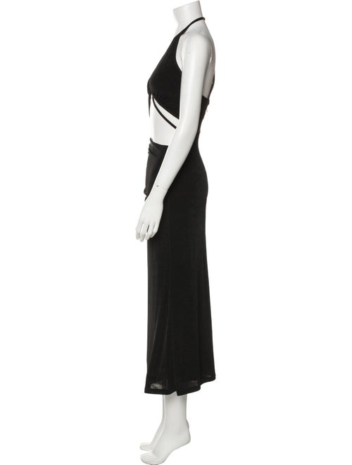 Misha Halterneck Midi Length Dress
