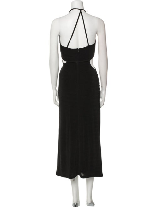 Misha Halterneck Midi Length Dress