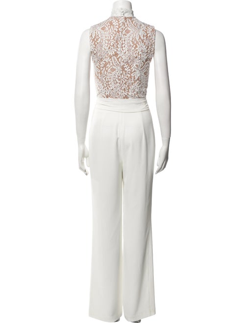 Misha Nylon Lace Pattern Jumpsuit