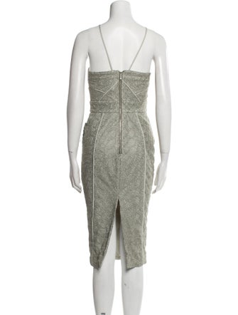 Misha Strapless Midi Length Dress