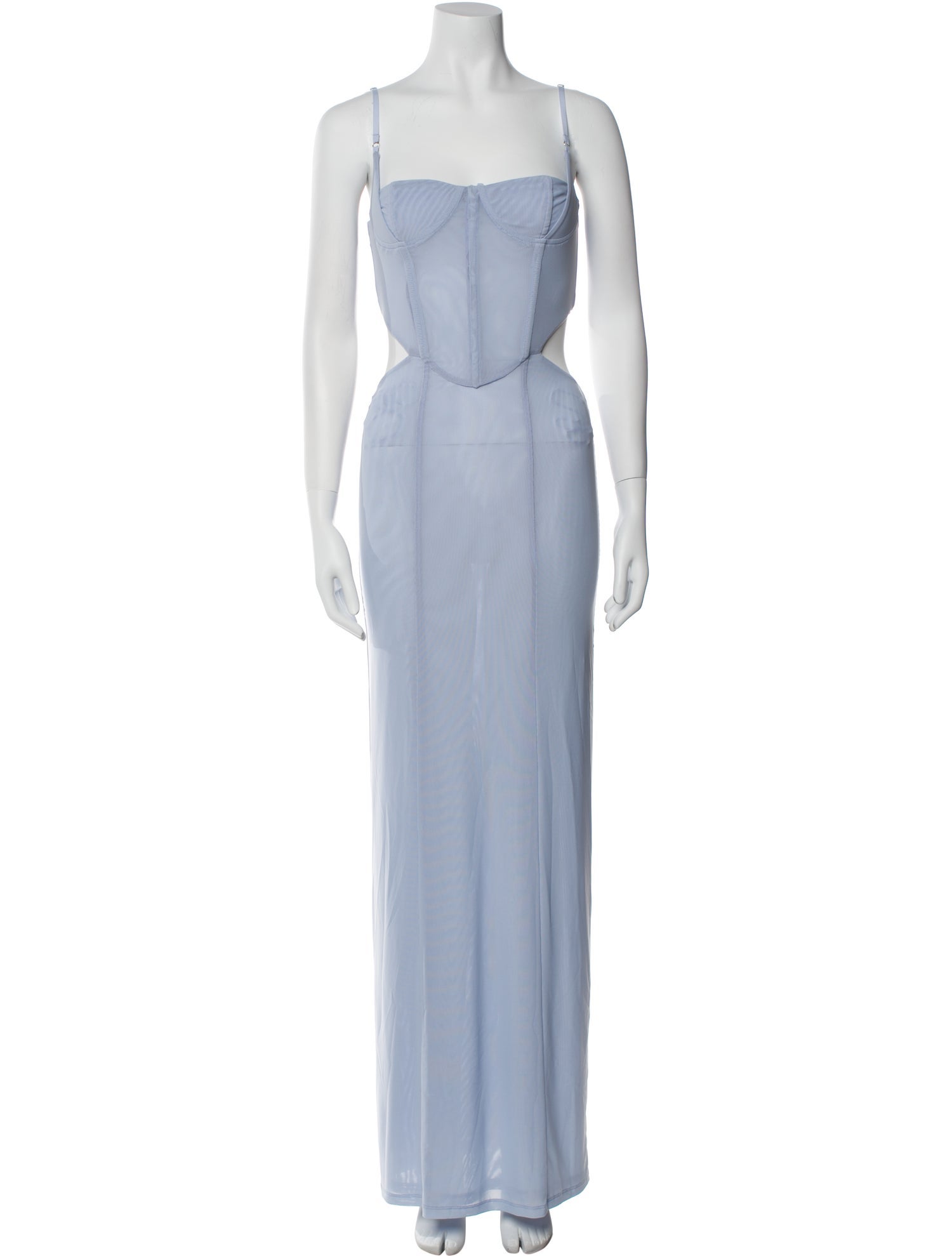 Misha Square Neckline Long Dress