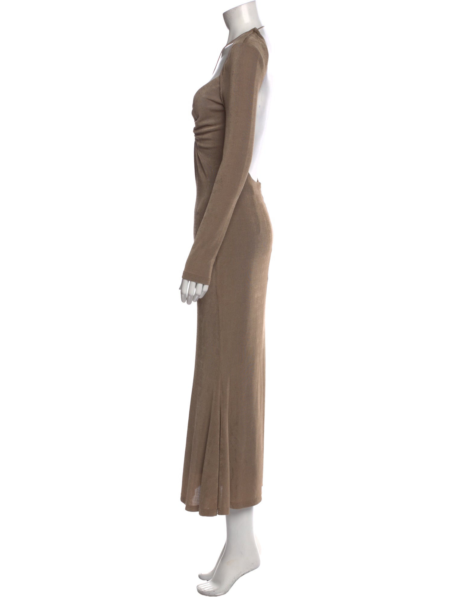Misha V-Neck Long Dress