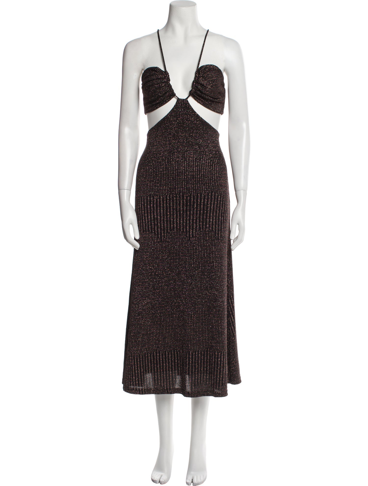 Misha Printed Long Dress w/ Tags