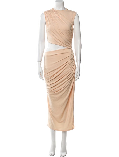 Misha Crew Neck Long Dress