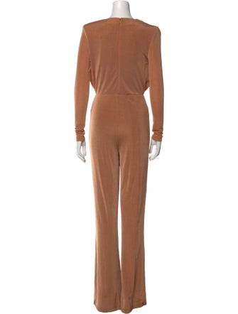 Misha Plunge Neckline Jumpsuit
