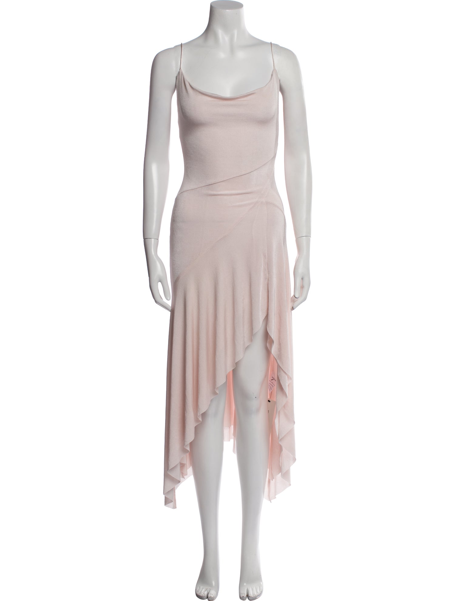 Misha Scoop Neck Midi Length Dress