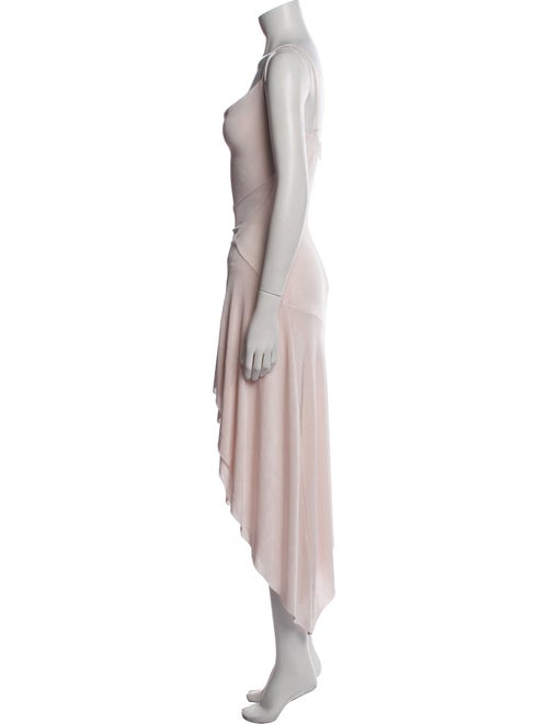 Misha Scoop Neck Midi Length Dress