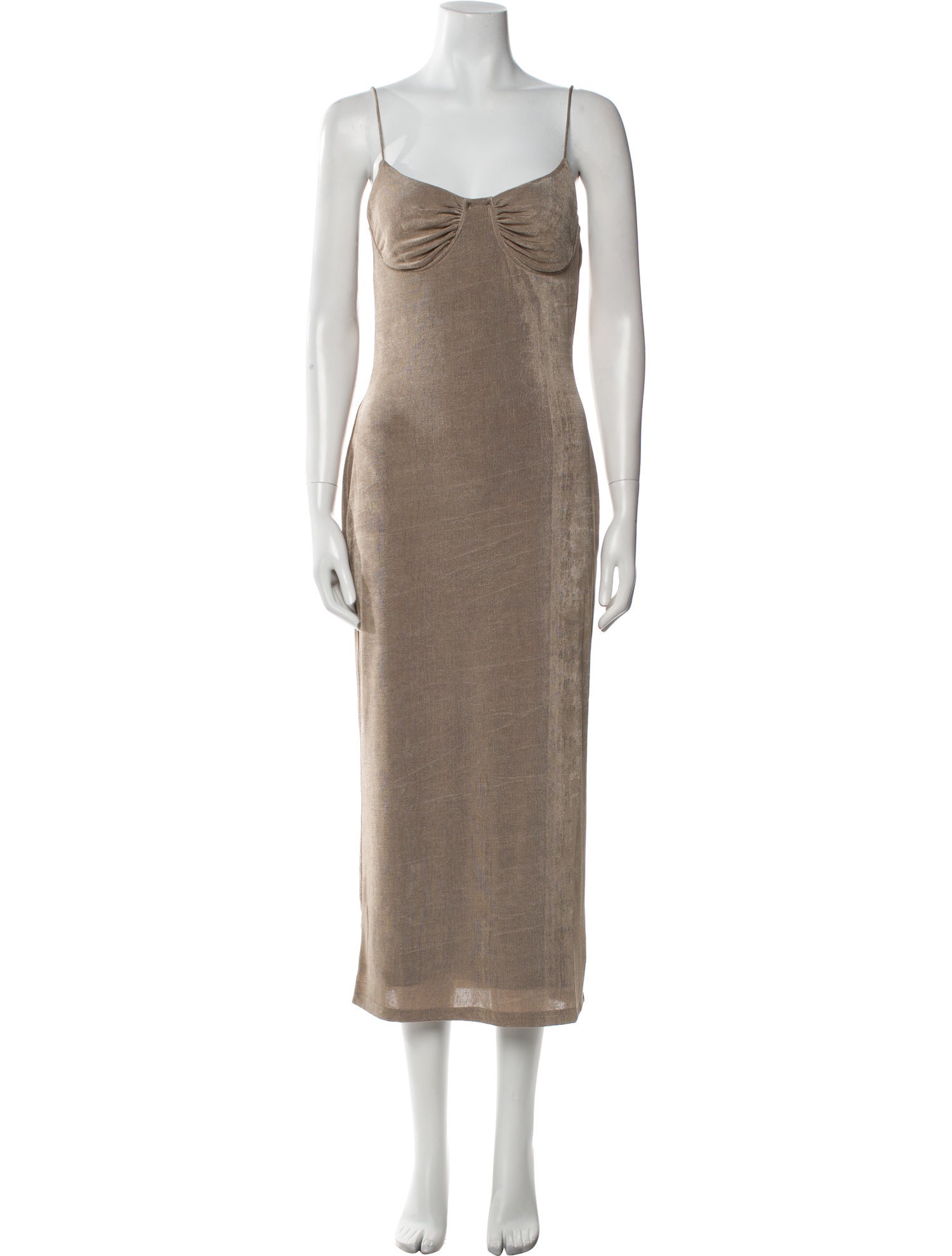 Misha V-Neck Midi Length Dress w/ Tags