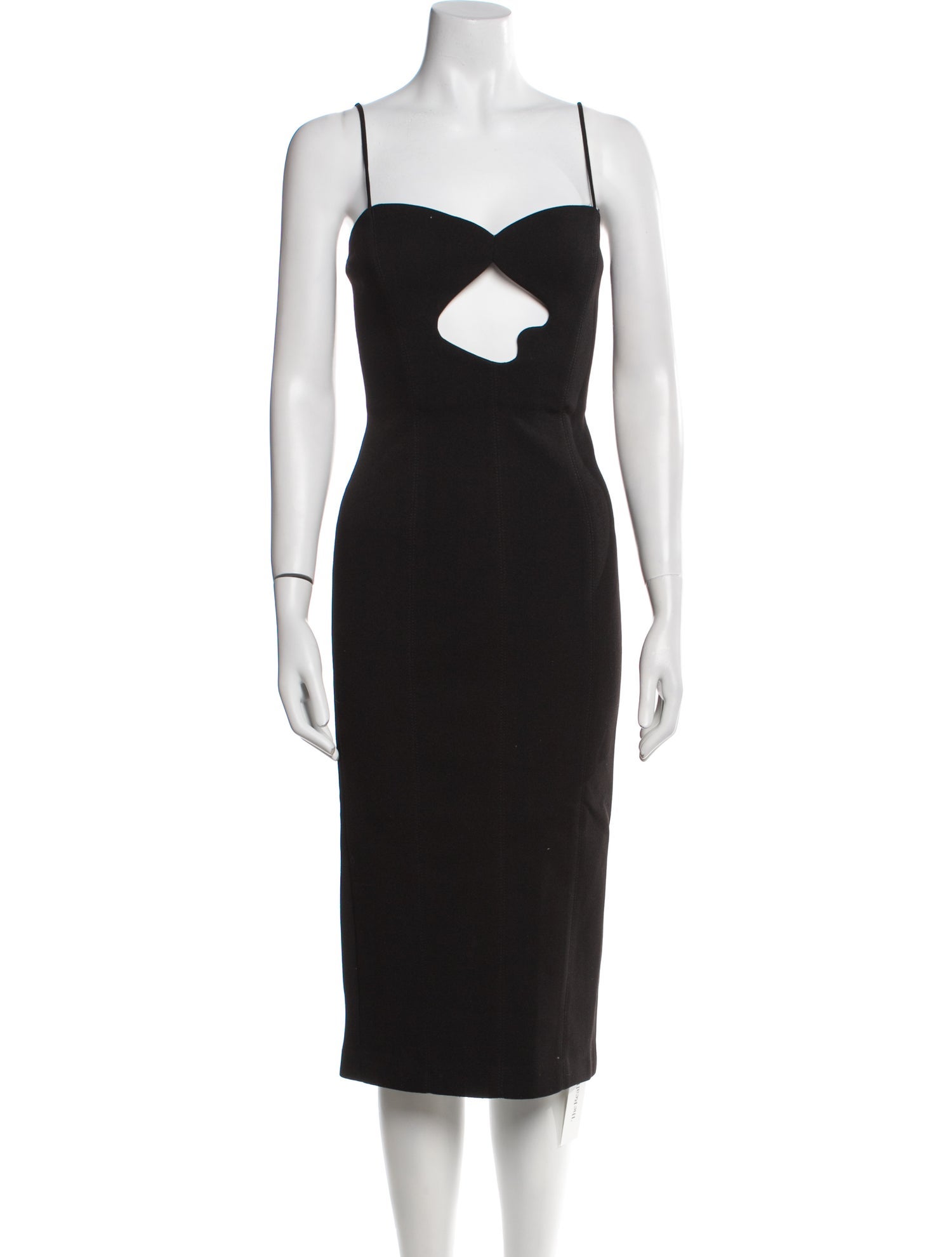 Misha Square Neckline Midi Length Dress