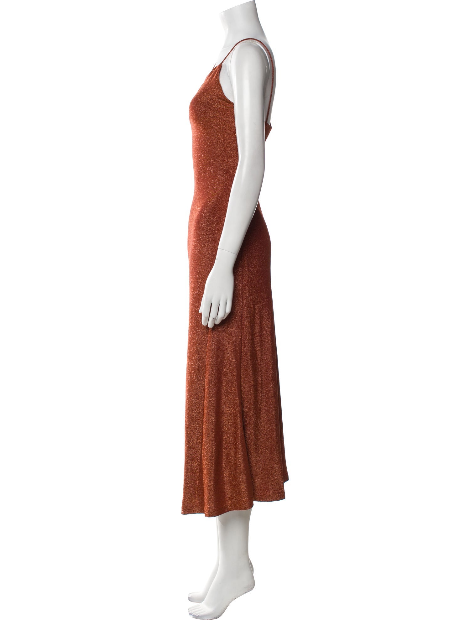 Misha Square Neckline Midi Length Dress w/ Tags