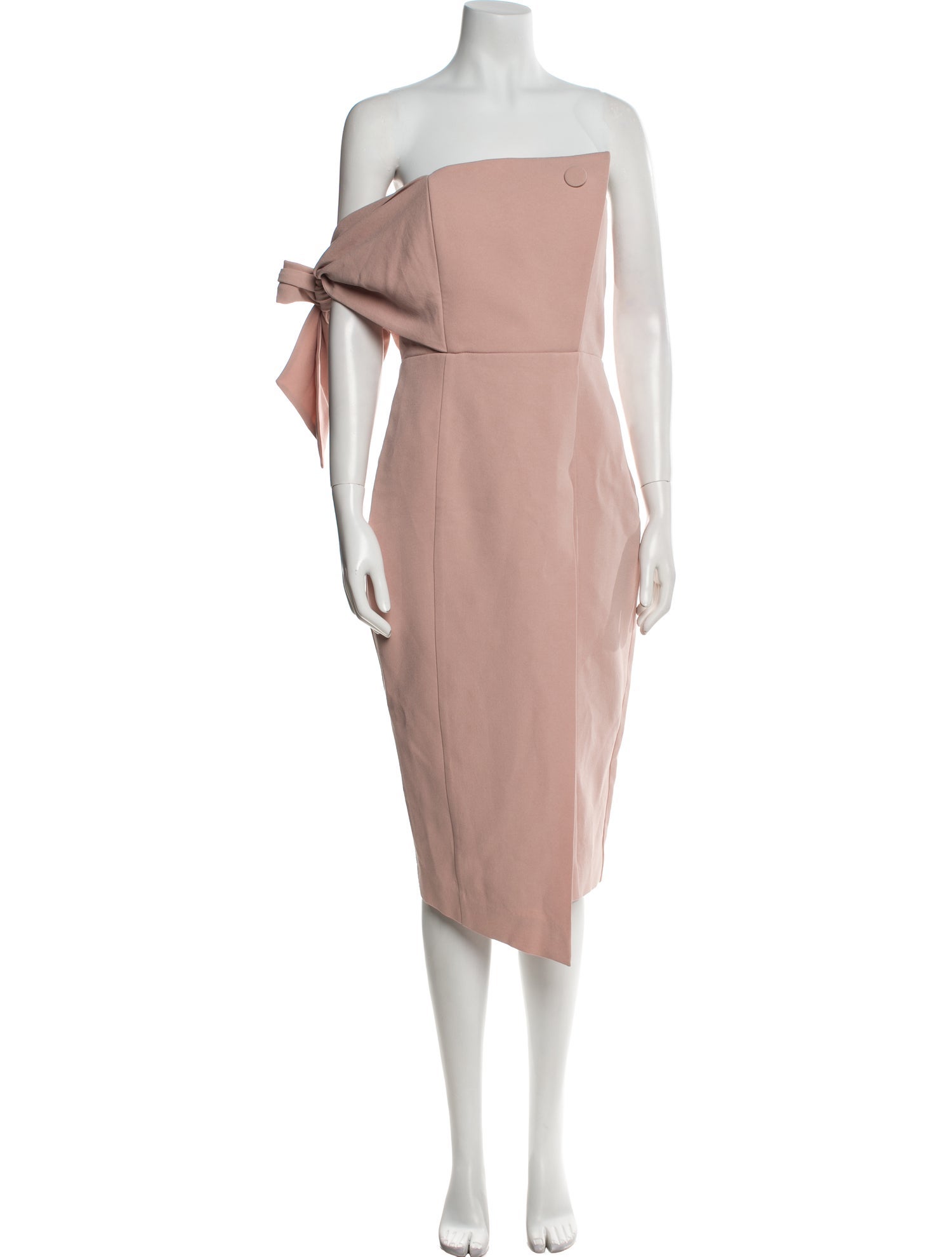 Misha Strapless Knee-Length Dress