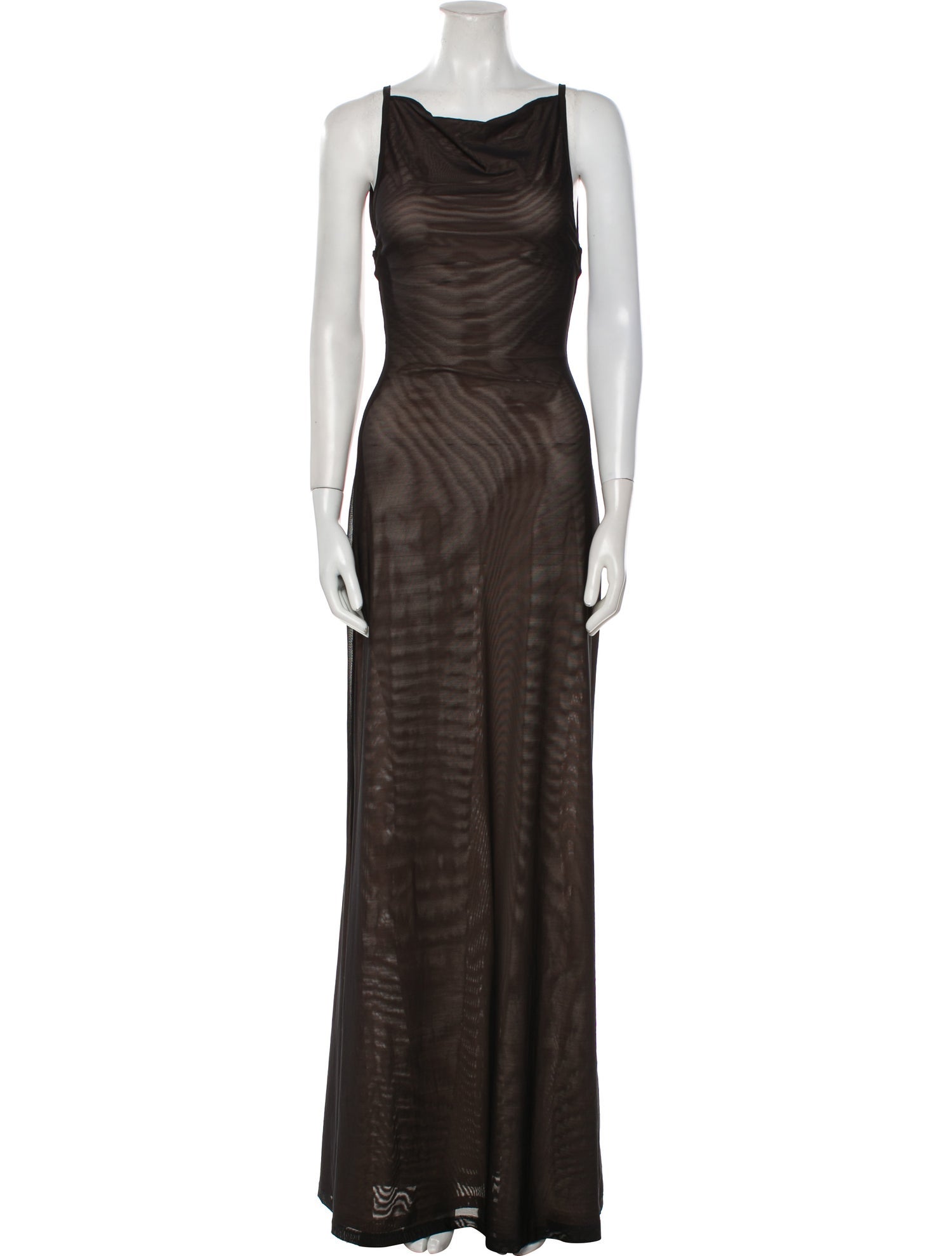 Misha Cowl Neck Long Dress
