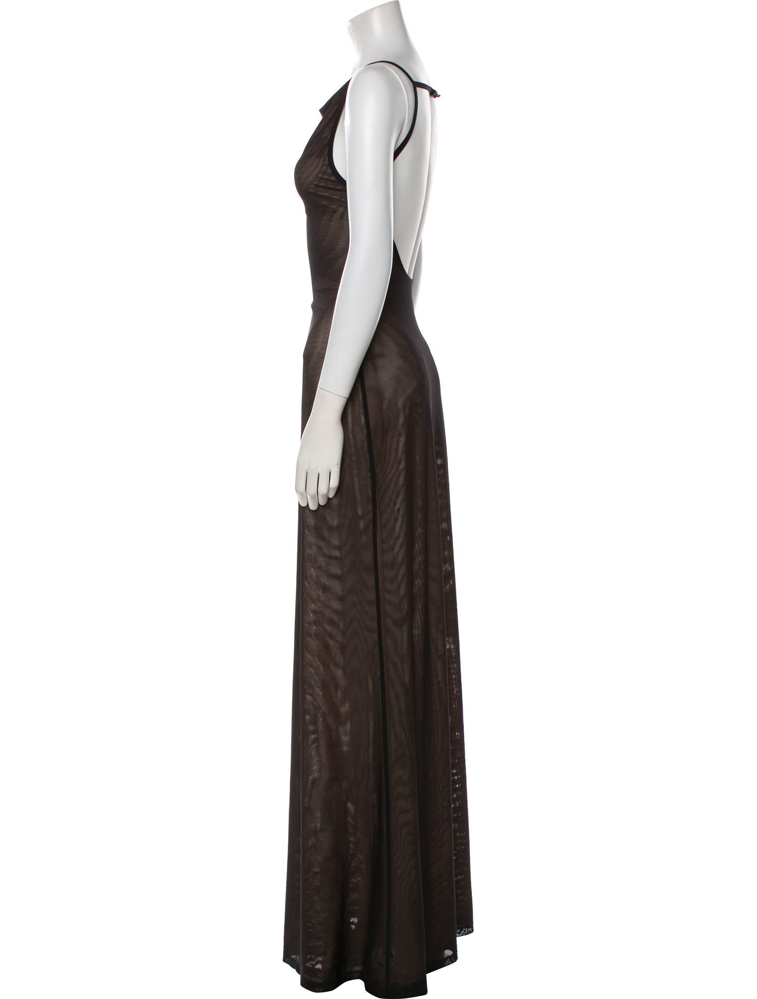 Misha Cowl Neck Long Dress
