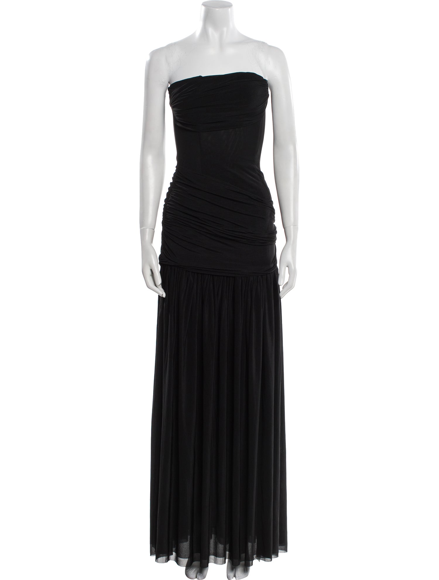 Misha Strapless Long Dress