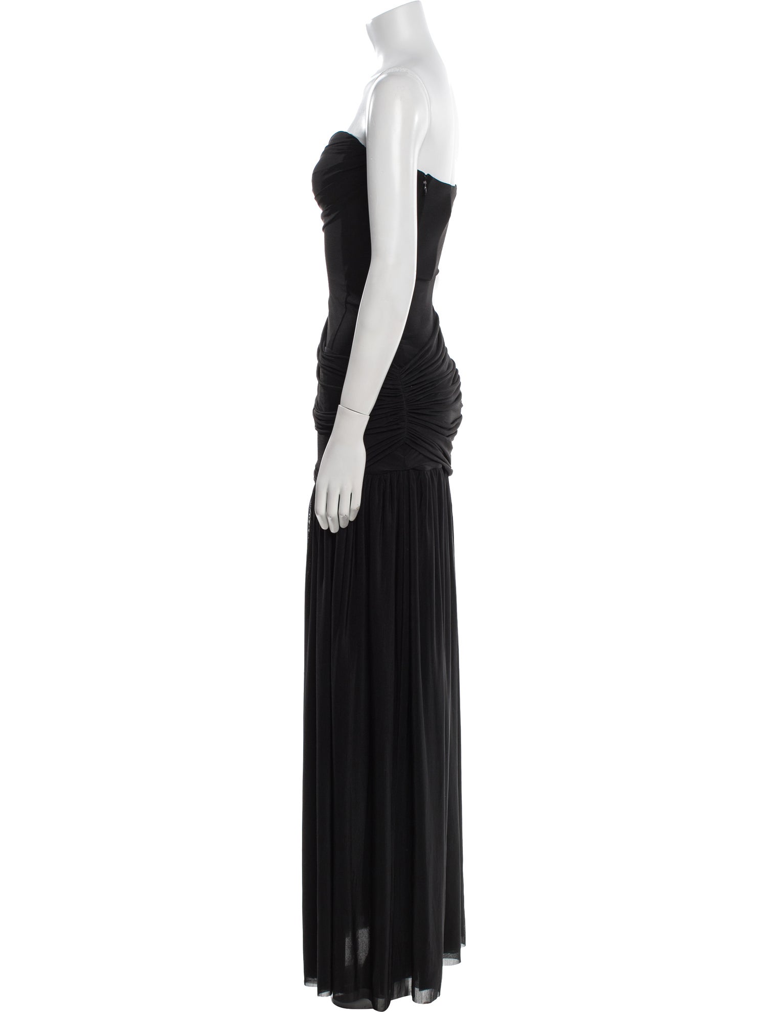 Misha Strapless Long Dress