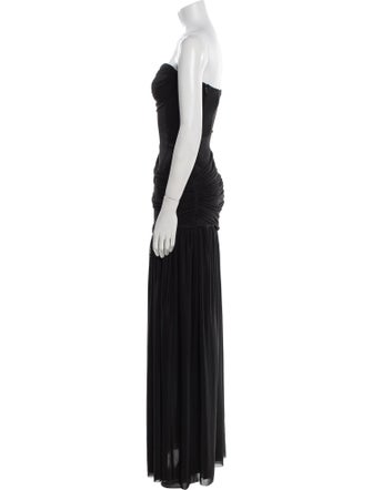 Misha Strapless Long Dress