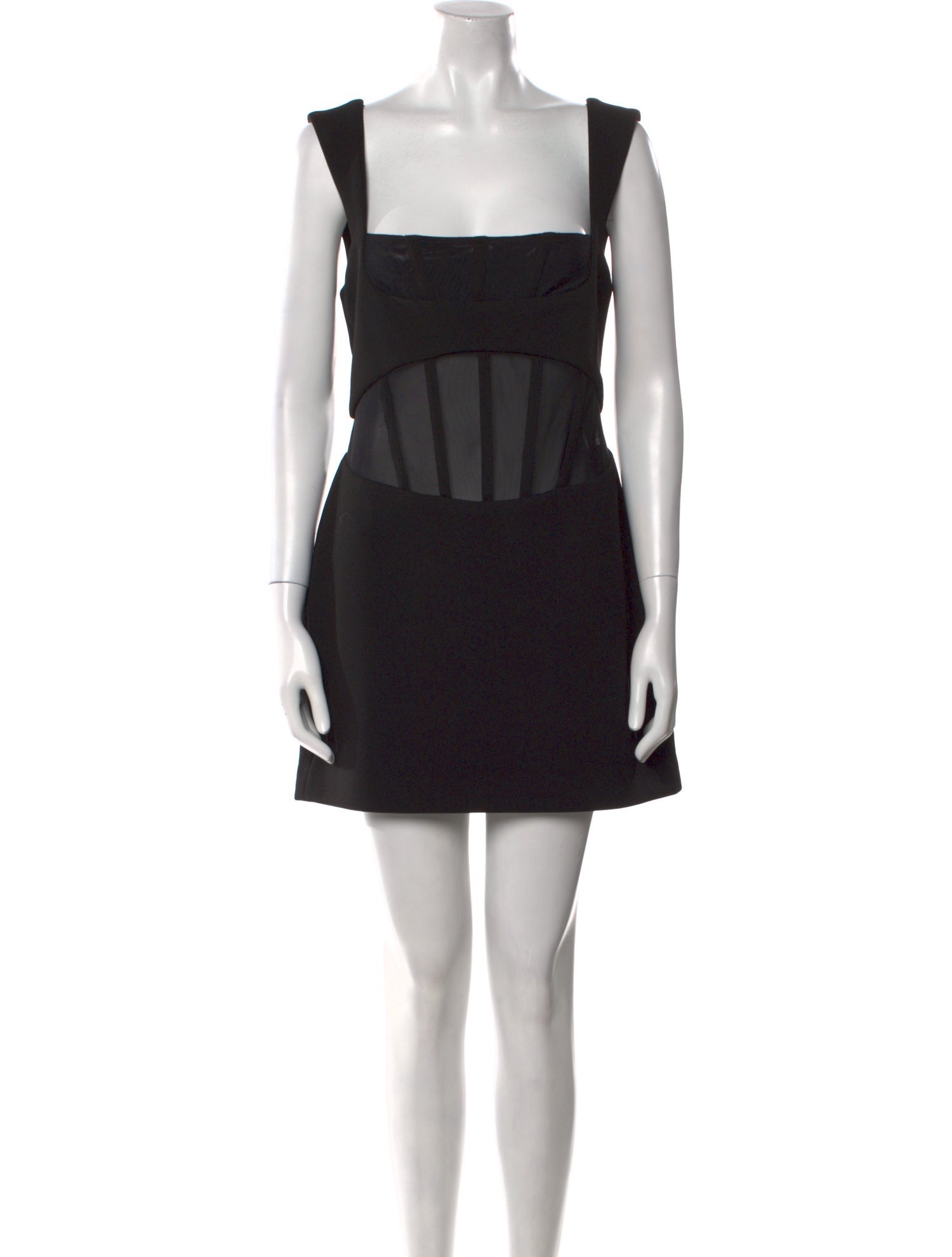 Misha Square Neckline Mini Dress