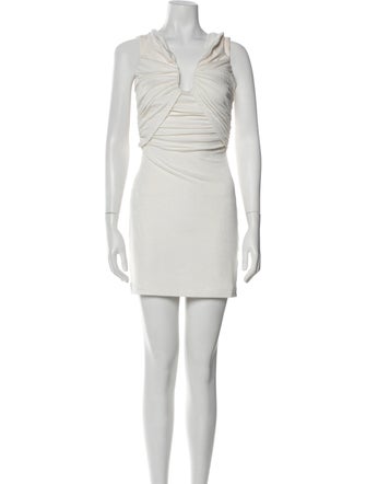 Misha V-Neck Mini Dress