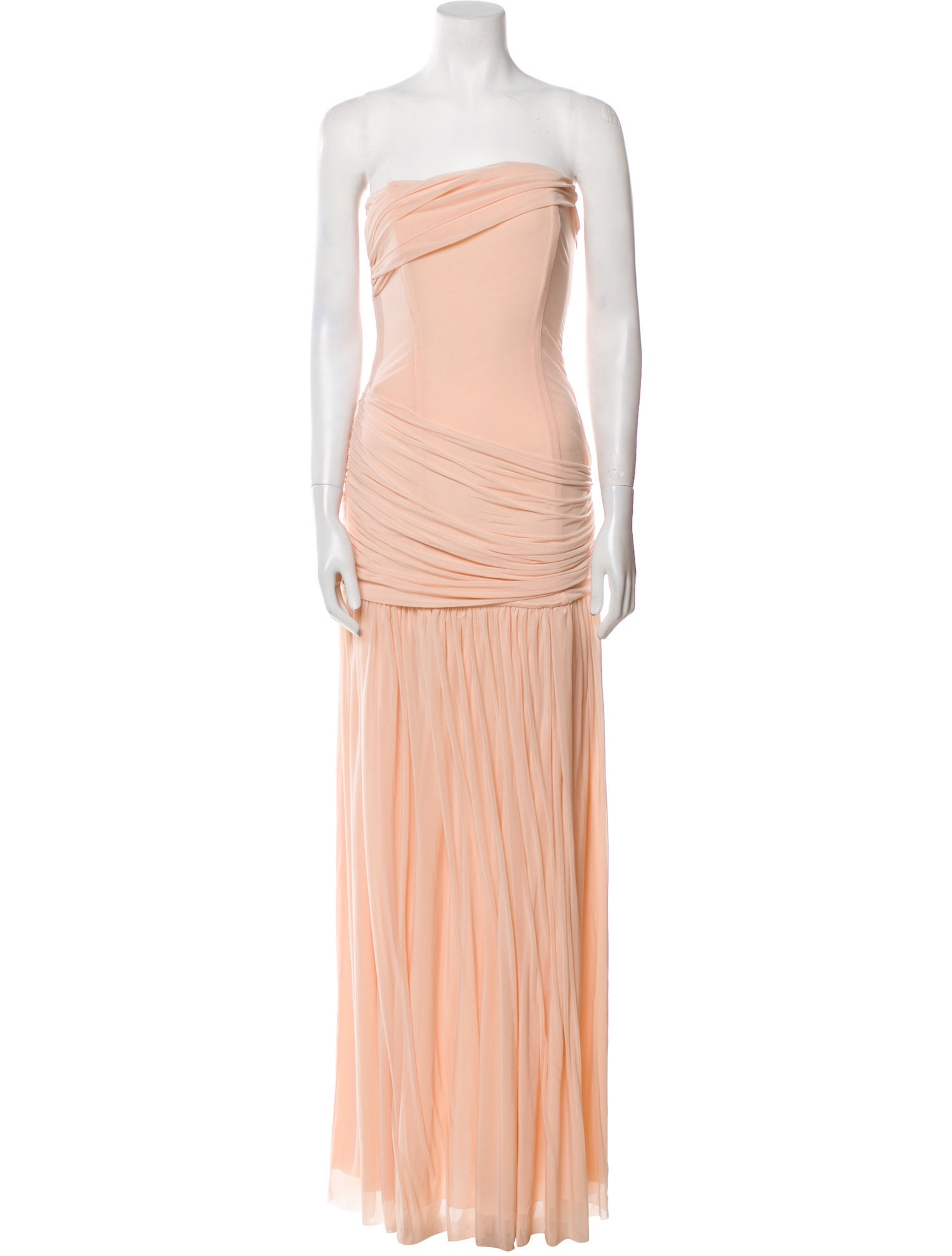 Misha Strapless Long Dress