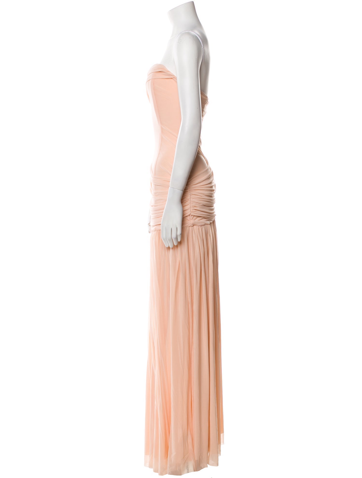 Misha Strapless Long Dress