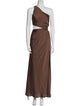Misha One-Shoulder Long Dress