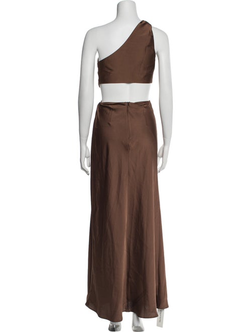 Misha One-Shoulder Long Dress