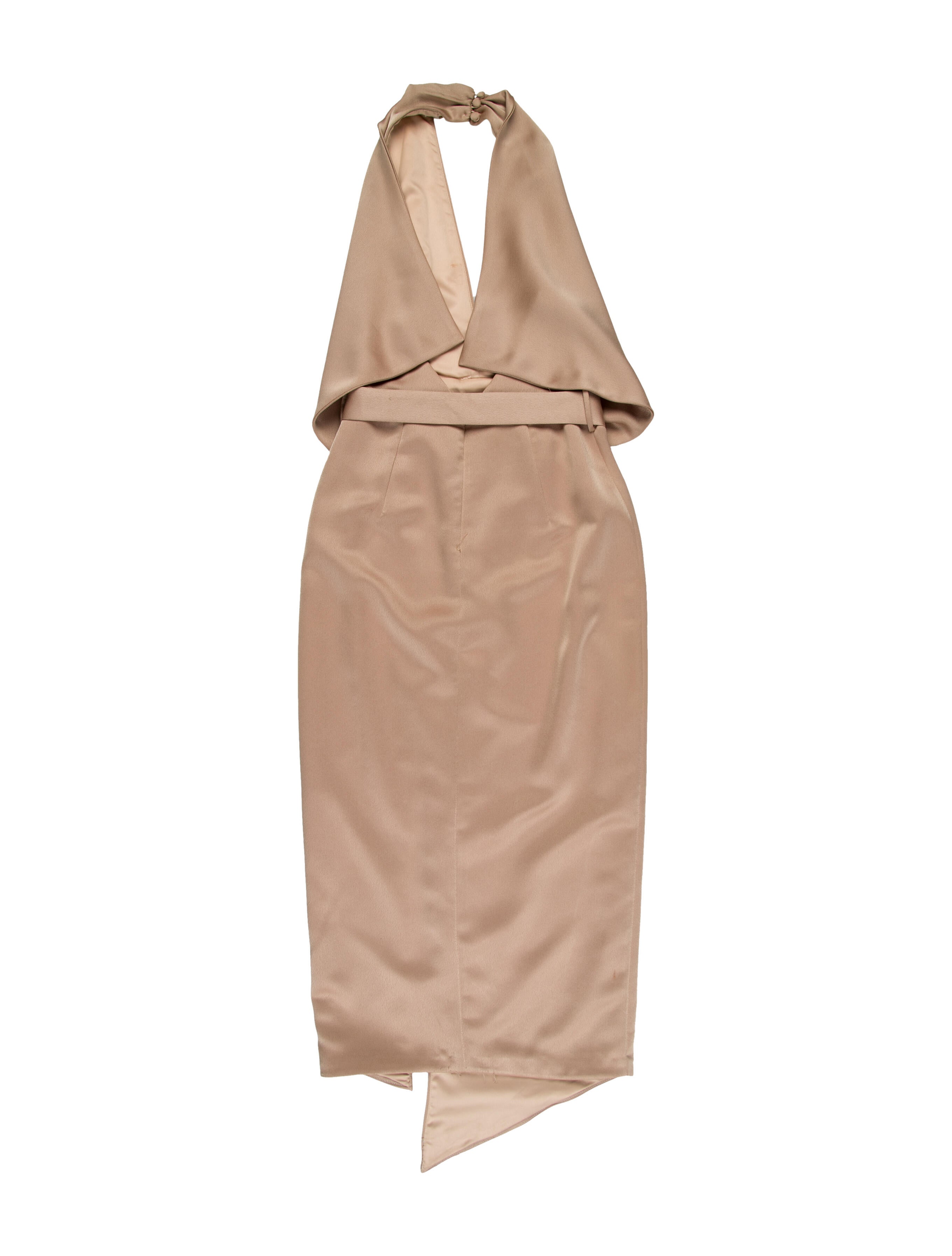 Misha V-Neck Midi Length Dress