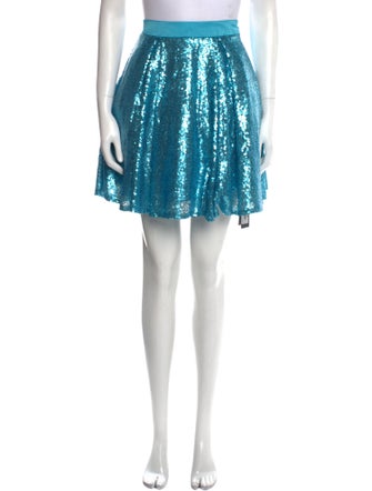 Mikael Mesh Accents Mini Skirt