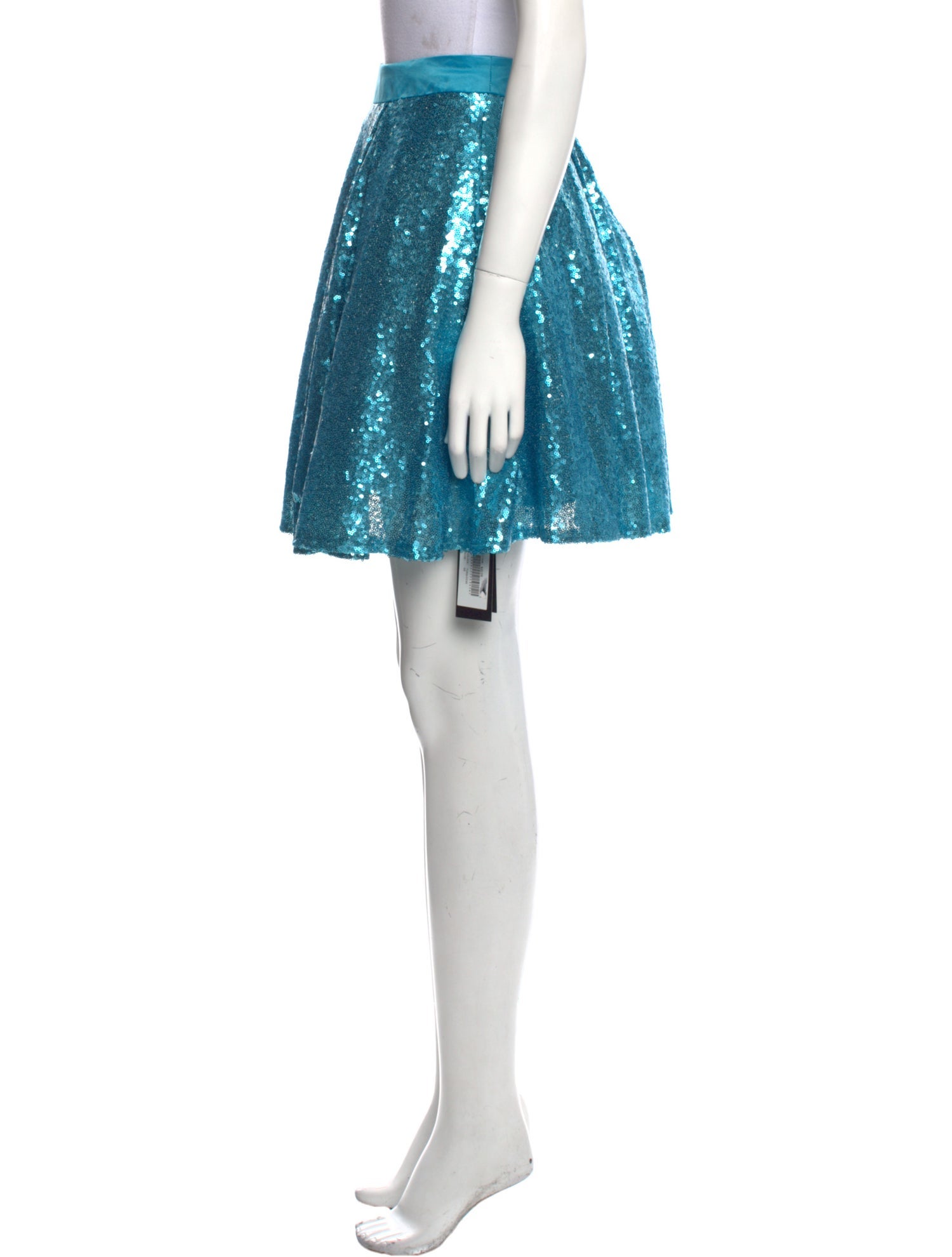 Mikael Mesh Accents Mini Skirt