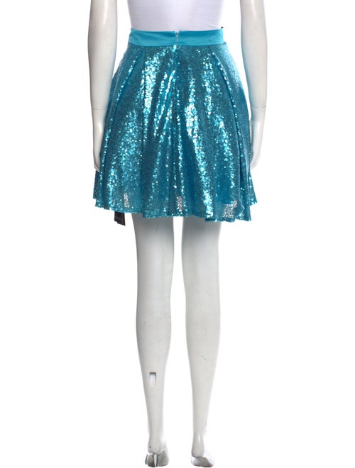 Mikael Mesh Accents Mini Skirt