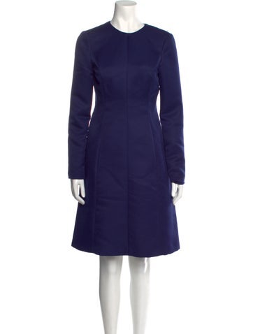 Mikael Aghal Dresses Crew Neck Knee-Length Dress US 2 | XS