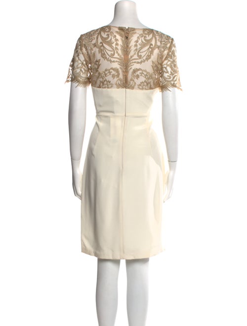 Mikael Aghal Silk Knee-Length Dress