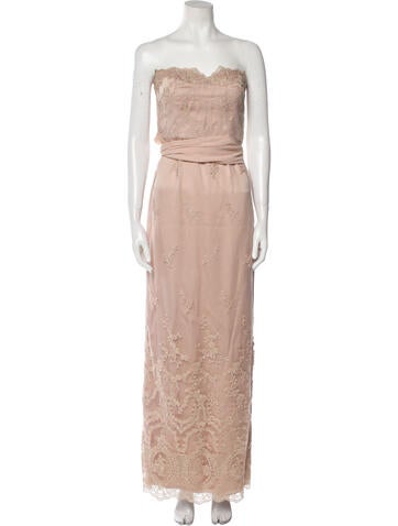 Mikael Aghal Dresses Strapless Long Dress M