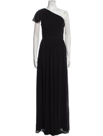 Mikael Aghal Dresses One-Shoulder Long Dress US 10 | L