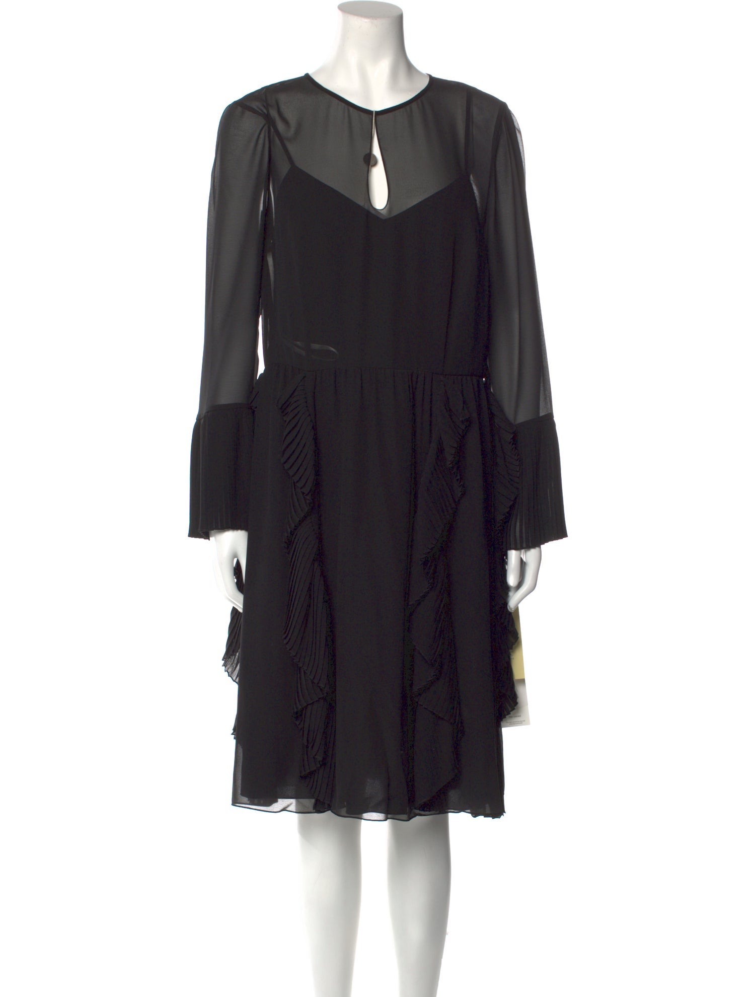 Mikael Aghal V-Neck Midi Length Dress w/ Tags