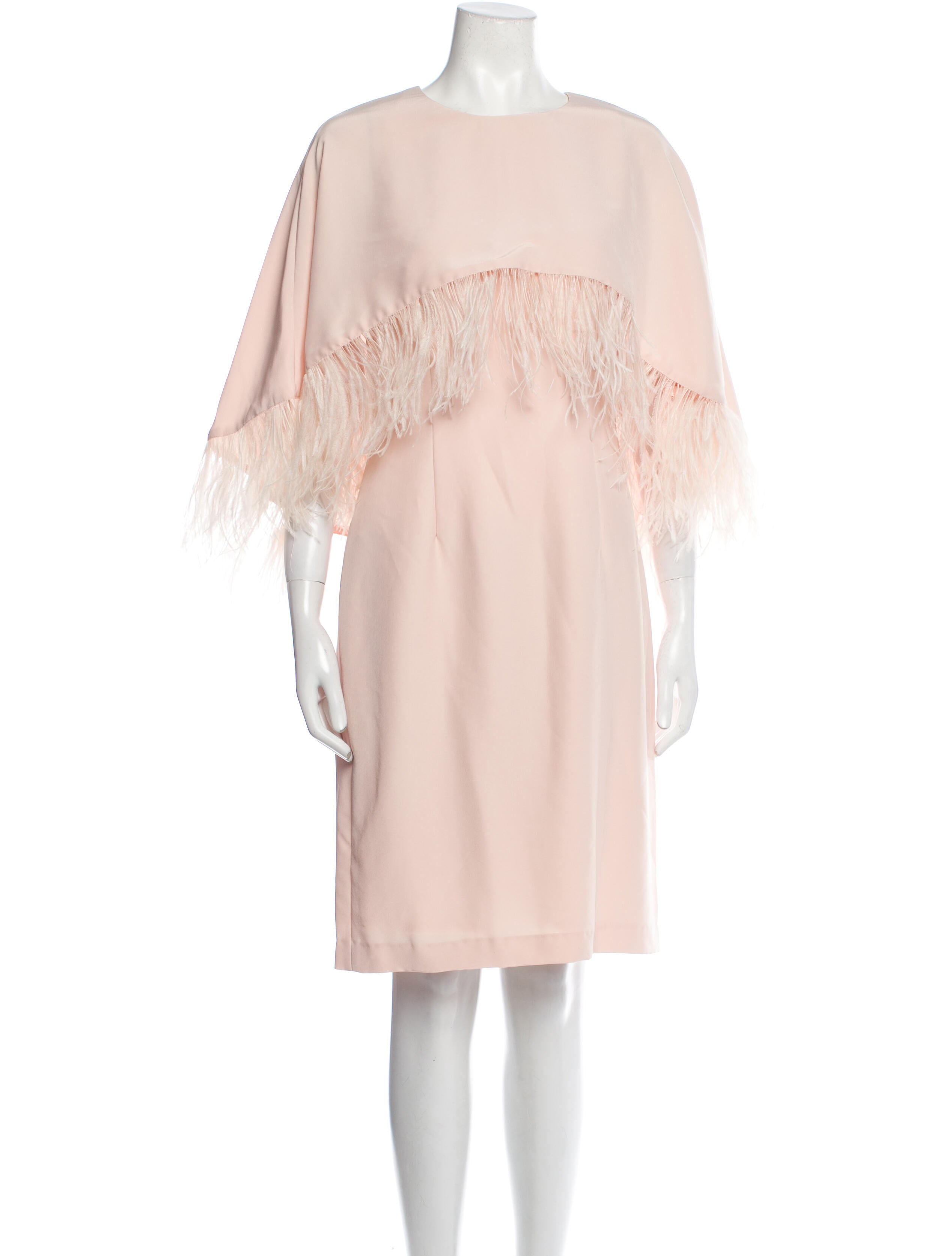 Mikael Aghal Crew Neck Knee-Length Dress w/ Tags