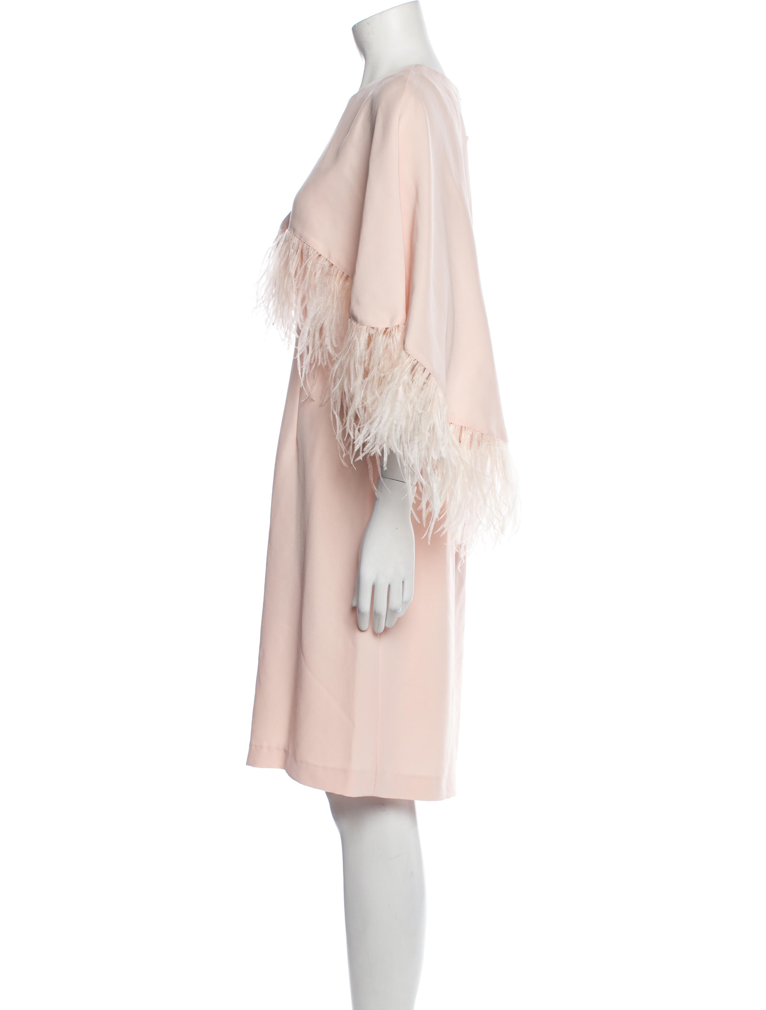 Mikael Aghal Crew Neck Knee-Length Dress w/ Tags