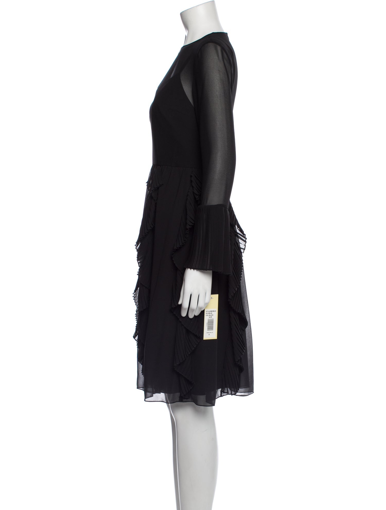 Mikael Aghal V-Neck Knee-Length Dress w/ Tags