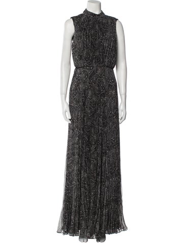 Mikael Aghal Dresses Printed Long Dress US 4 | S