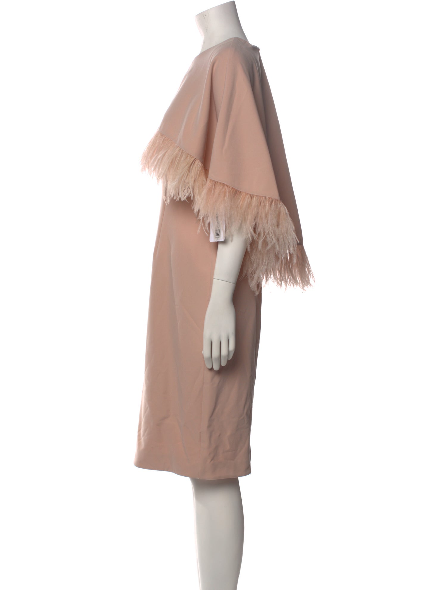 Mikael Aghal Crew Neck Knee-Length Dress