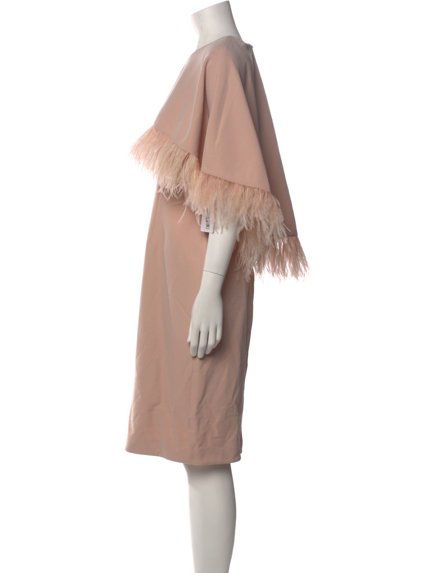 Mikael Aghal Crew Neck Knee-Length Dress