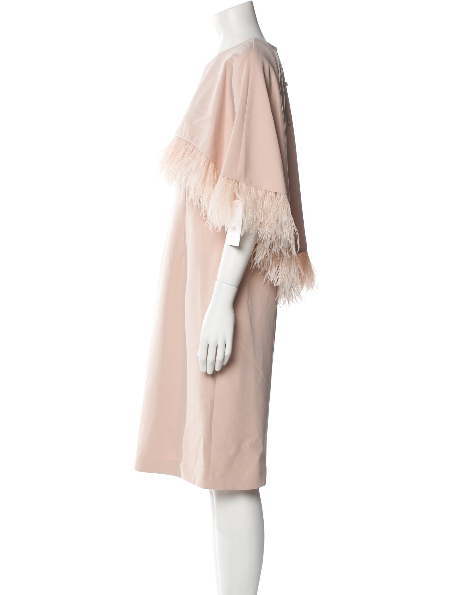 Mikael Aghal Crew Neck Midi Length Dress w/ Tags