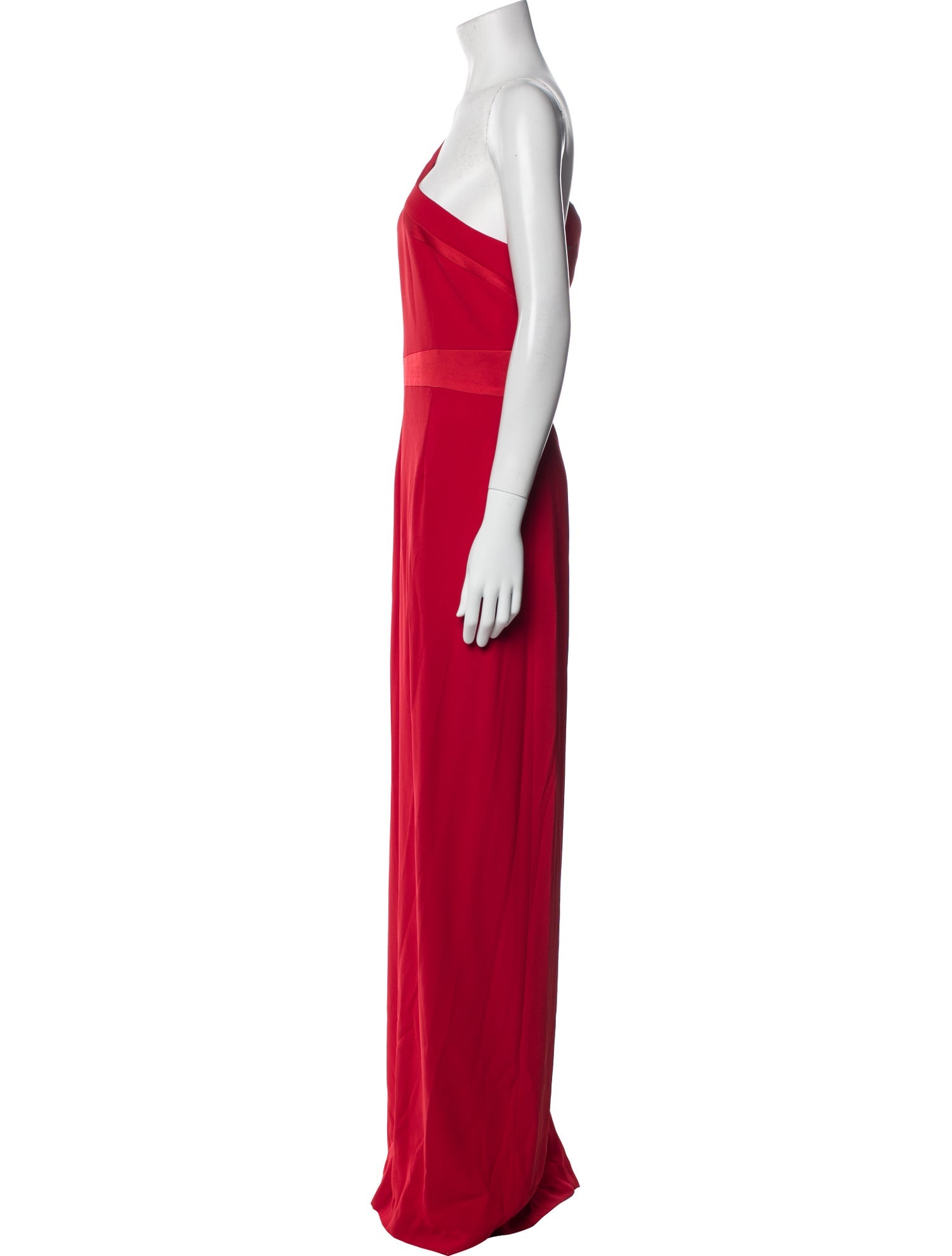 Mikael Aghal One-Shoulder Long Dress w/ Tags