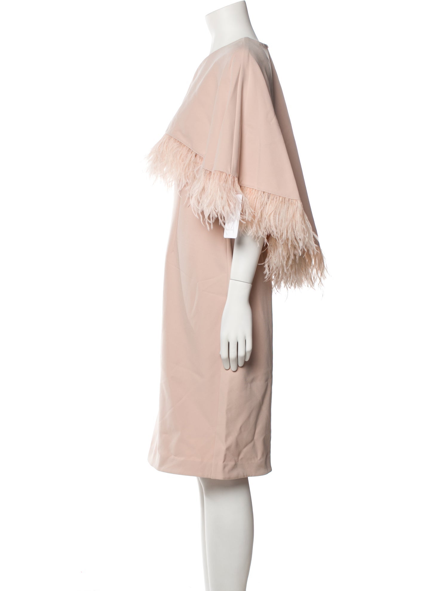 Mikael Aghal Crew Neck Knee-Length Dress w/ Tags